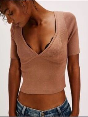 Free People Teagan Swit Short Sleeve NWOT